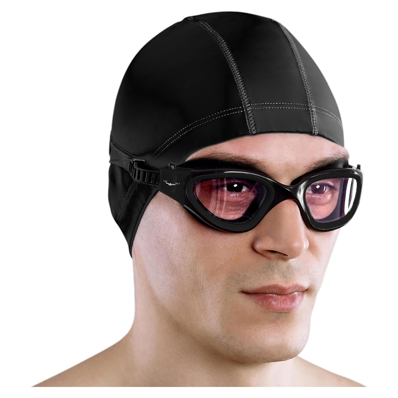 Gafas de natación AqtivAqua con lentes amplios y antiempañante