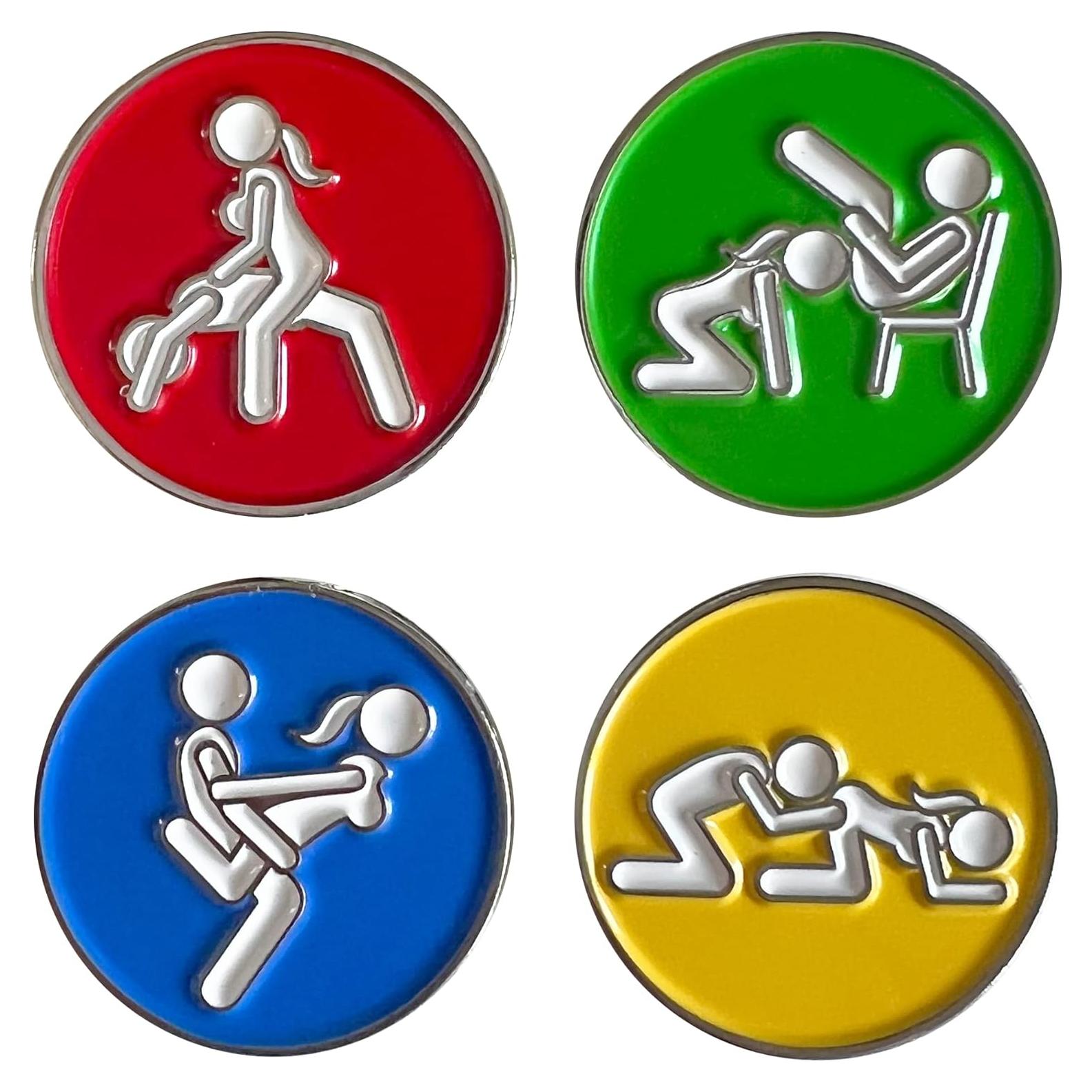 Marcador de Pelota de Golf Play and Repeat Foresome - 4 Unidades