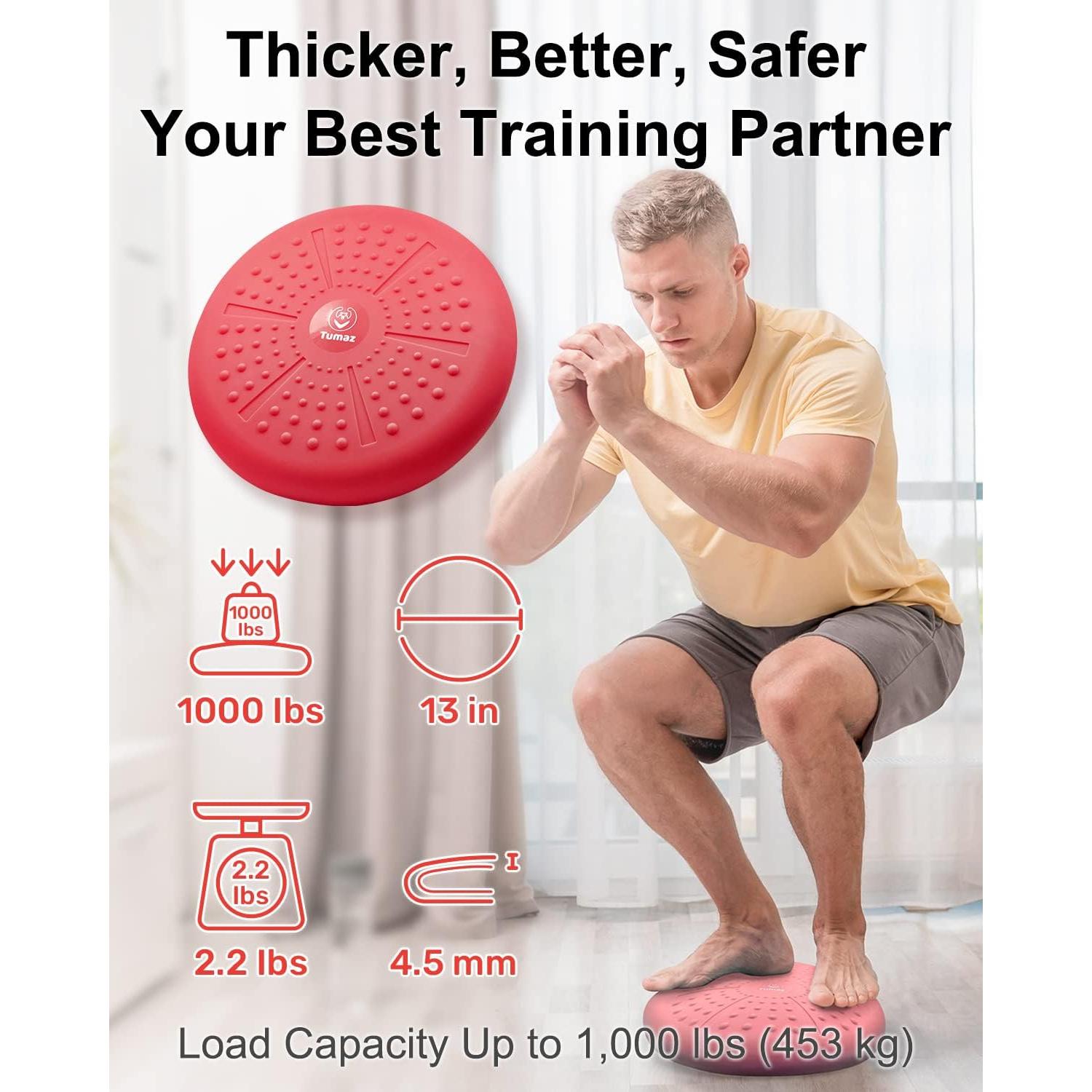 Cojín Inestable Tumaz Rojo Tomate 33 cm para Niños