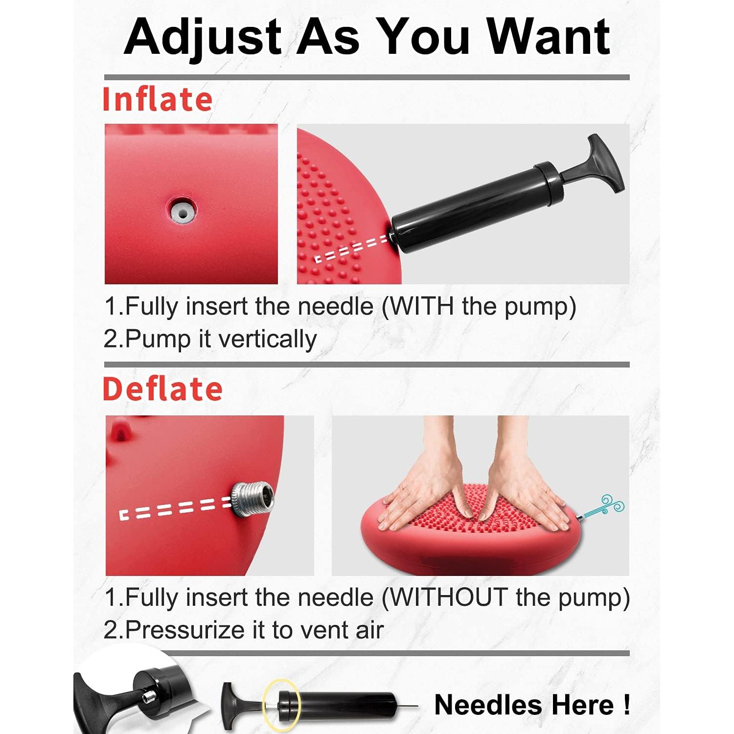 Cojín Inestable Tumaz Rojo Tomate 33 cm para Niños