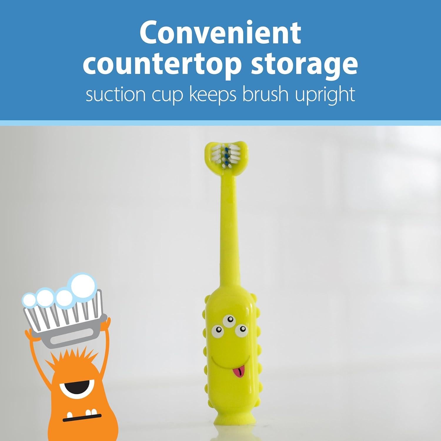 Cepillo de Dientes Dr. Brown's ToothScrubber Niños Verde 1-4 Años