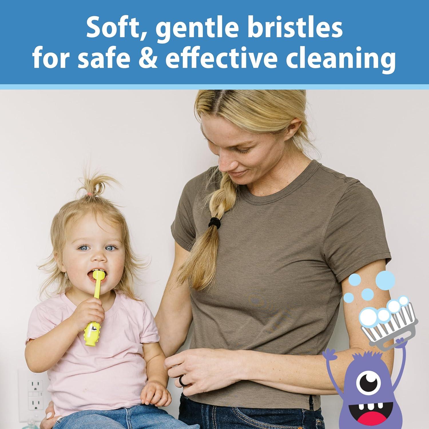 Cepillo de Dientes Dr. Brown's ToothScrubber Niños Verde 1-4 Años