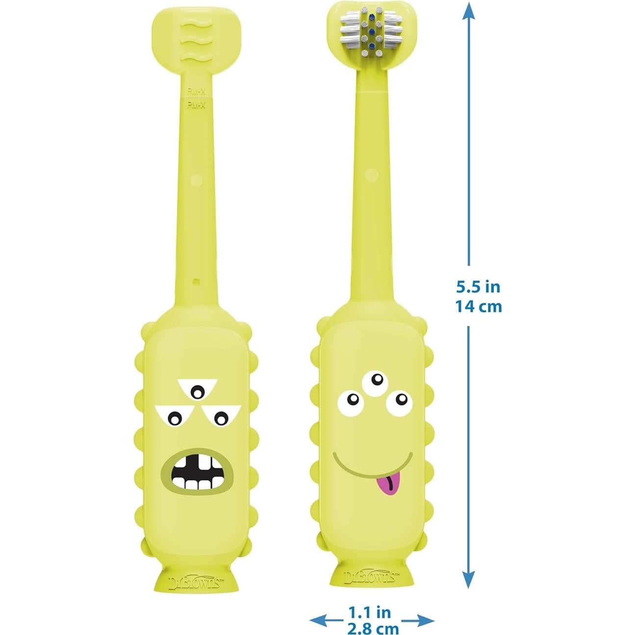 Cepillo de Dientes Dr. Brown's ToothScrubber Niños Verde 1-4 Años