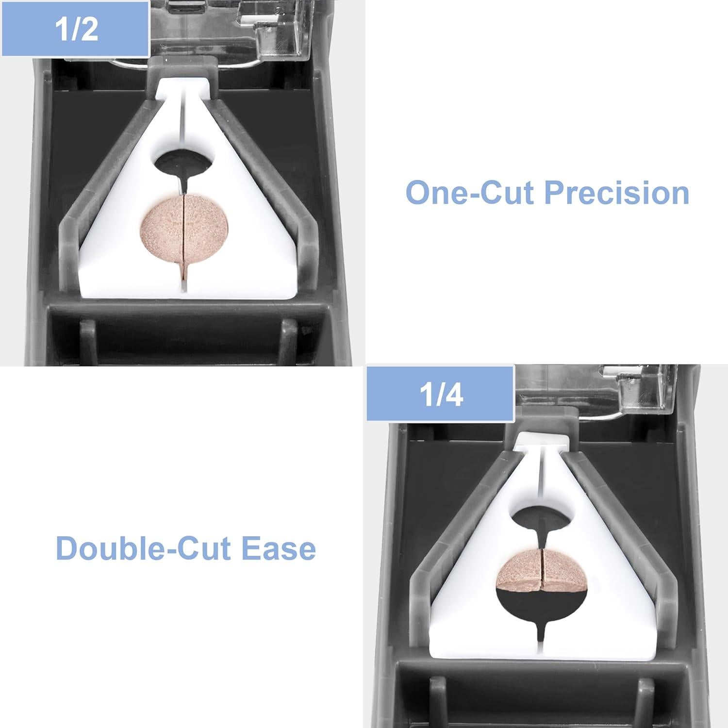 Cortador de Pastillas Fullicon Negro con 2 Organizadores