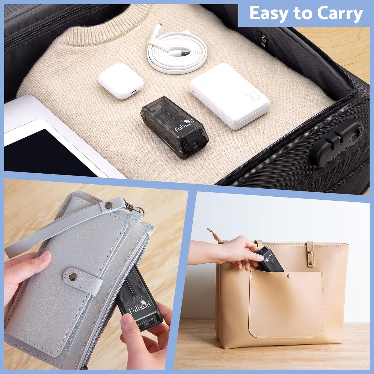 Cortador de Pastillas Fullicon Negro con 2 Organizadores