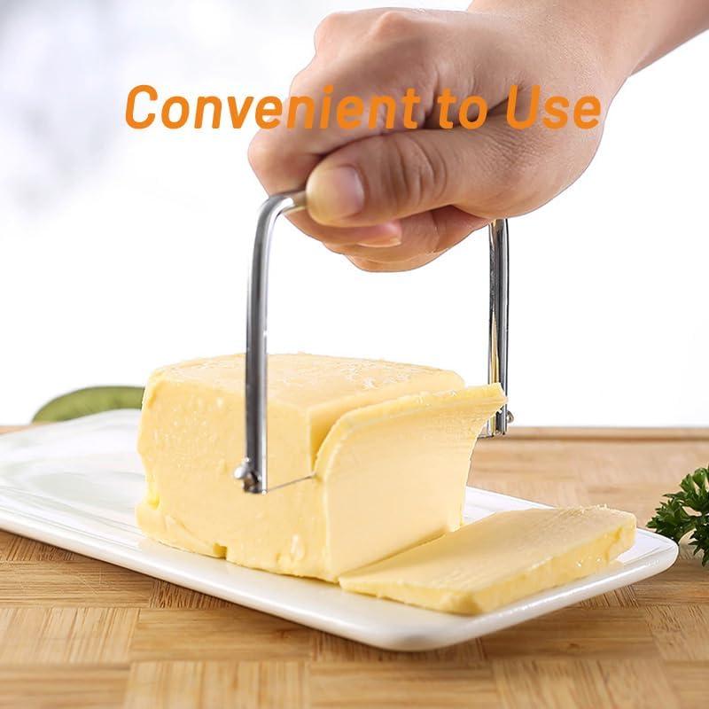 Cortadores de Queso Yopolaz de Acero Inoxidable - Paquete de 2