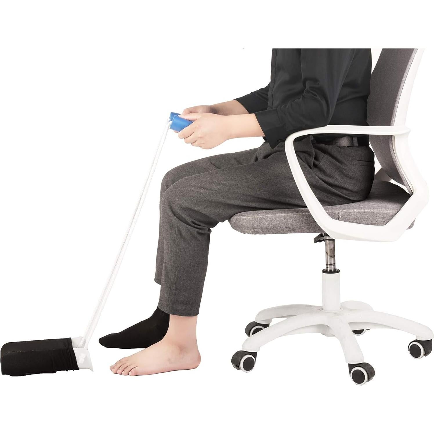 Ayuda para Calcetines COW&COW Mediana 24.9 cm con Mangos de Espuma