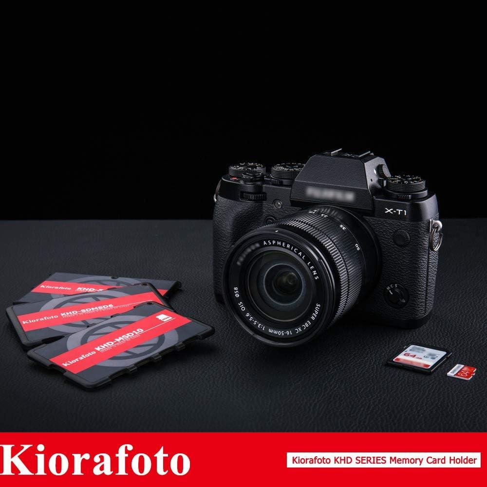 Kiorafoto KHD-MSD10 Caja Almacenamiento 10 Tarjetas Micro SD