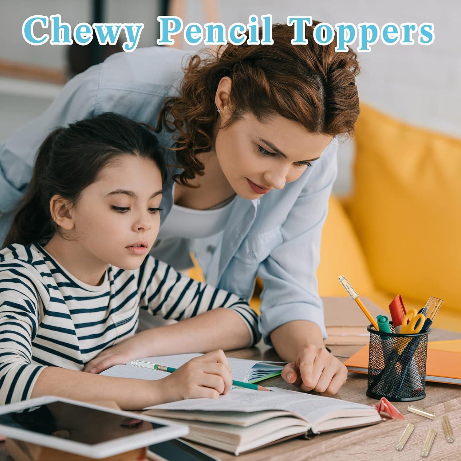 Spakon 18 Tapas de Lápiz Transparentes para Regreso a Clases