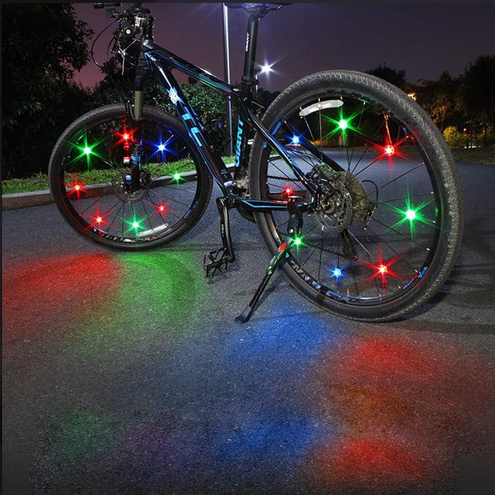 Luces de Rueda de Bicicleta MapleSeeker Multicolor IP67