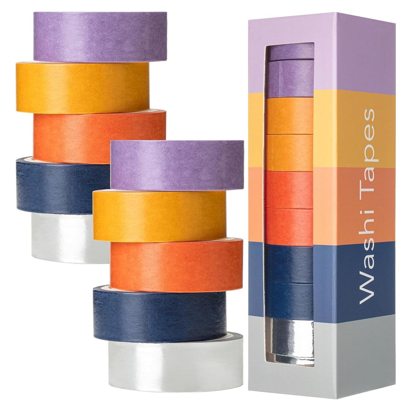 Juego de Cinta Washi Mr. Pen 10 Rollos Otoñales 15.6cm