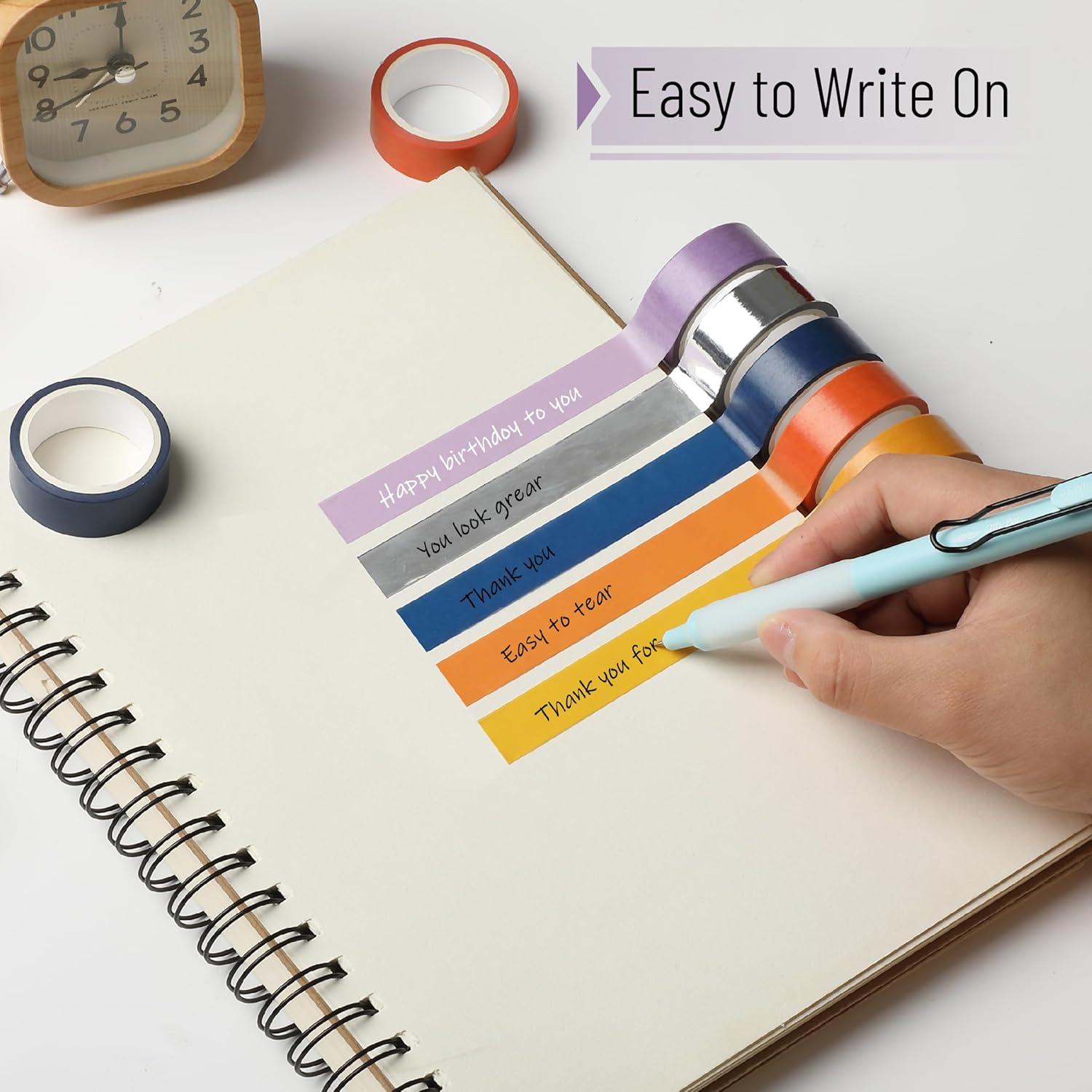 Juego de Cinta Washi Mr. Pen 10 Rollos Otoñales 15.6cm