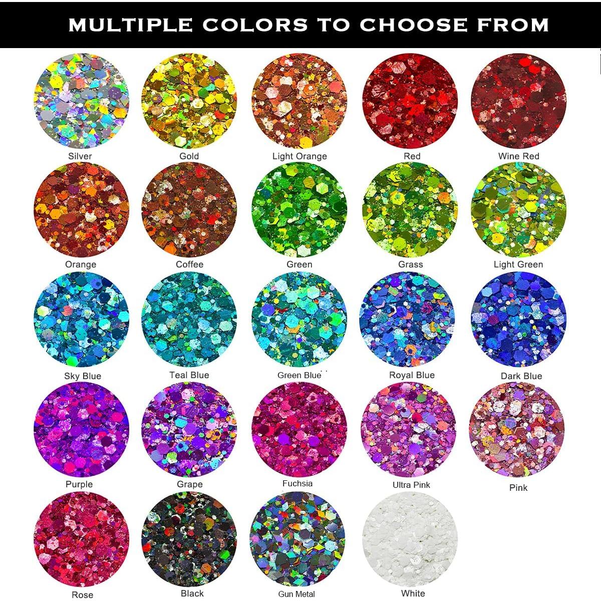 Brillantina Holográfica Azul Aqua 56g - Electric Bliss Beauty