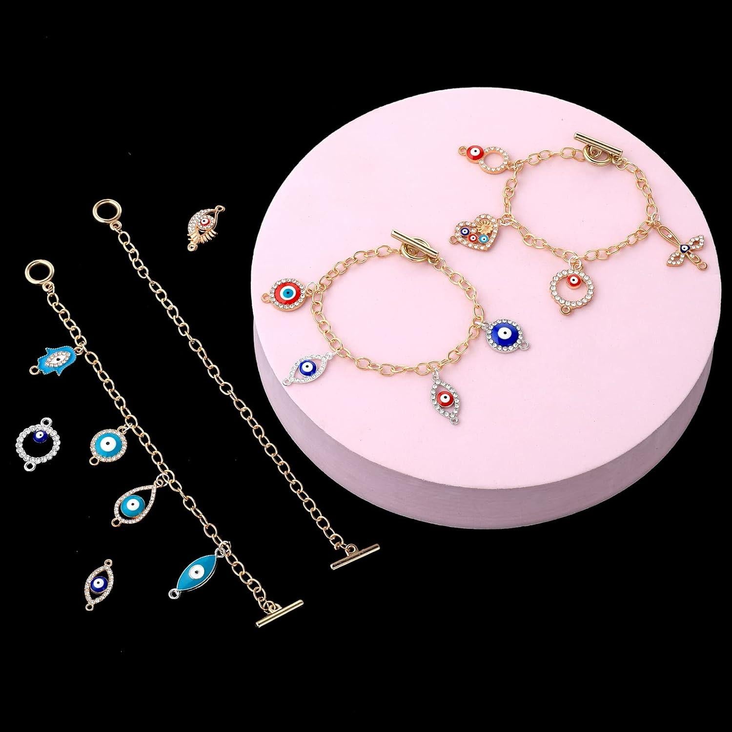 12 Pulseras de Cadena Prasacco para Joyería en Oro - DIY