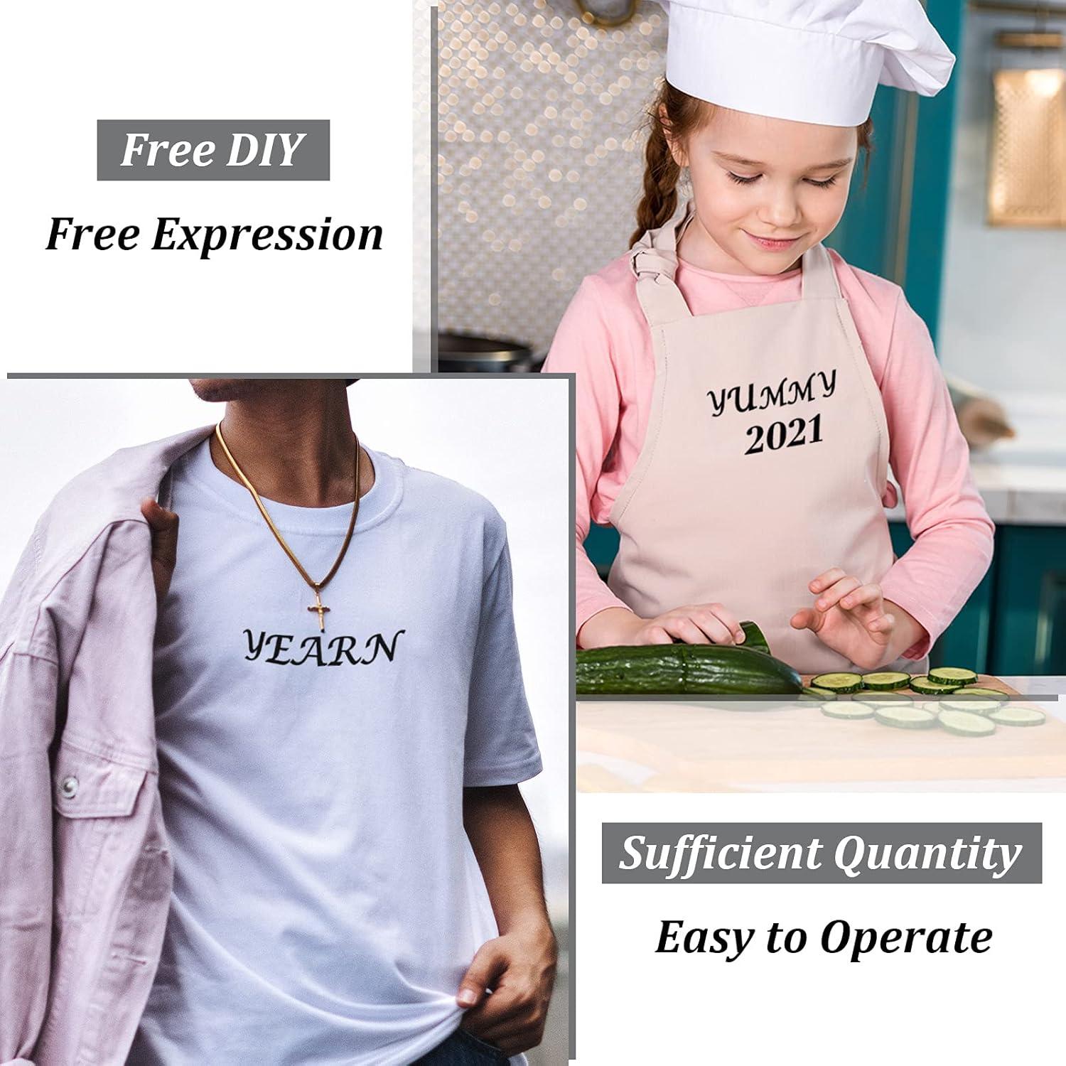 1880 Piezas Letras y Números Termoadhesivos Tenare 1.9 cm