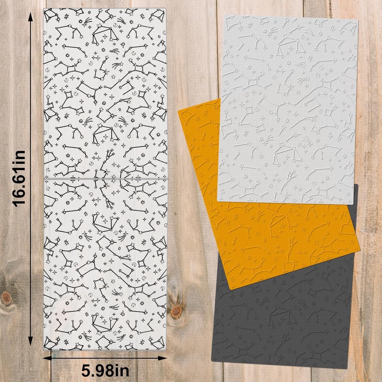 Plantilla de Embossing 3D Hying Cielo Nocturno 10.4x14.5cm