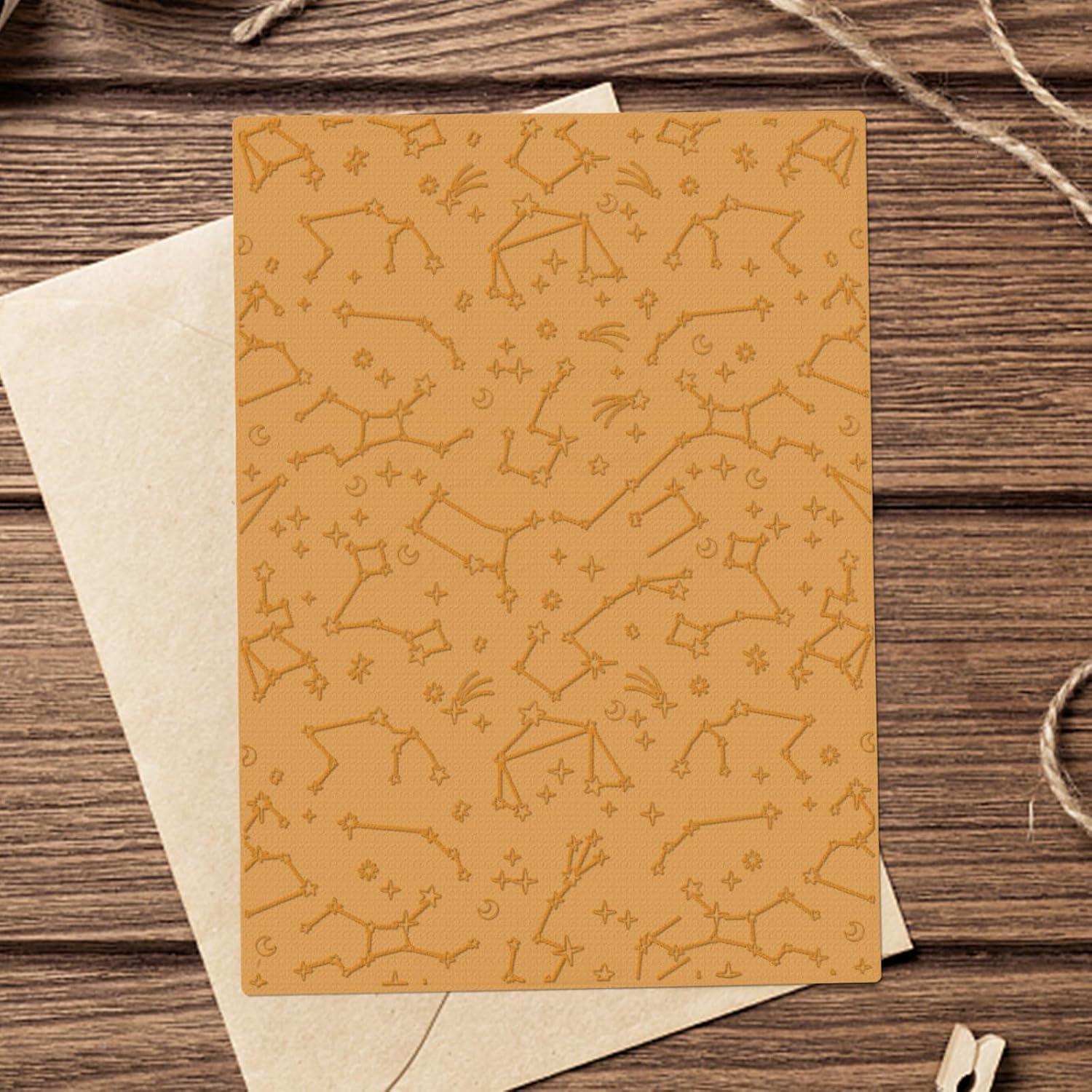 Plantilla de Embossing 3D Hying Cielo Nocturno 10.4x14.5cm