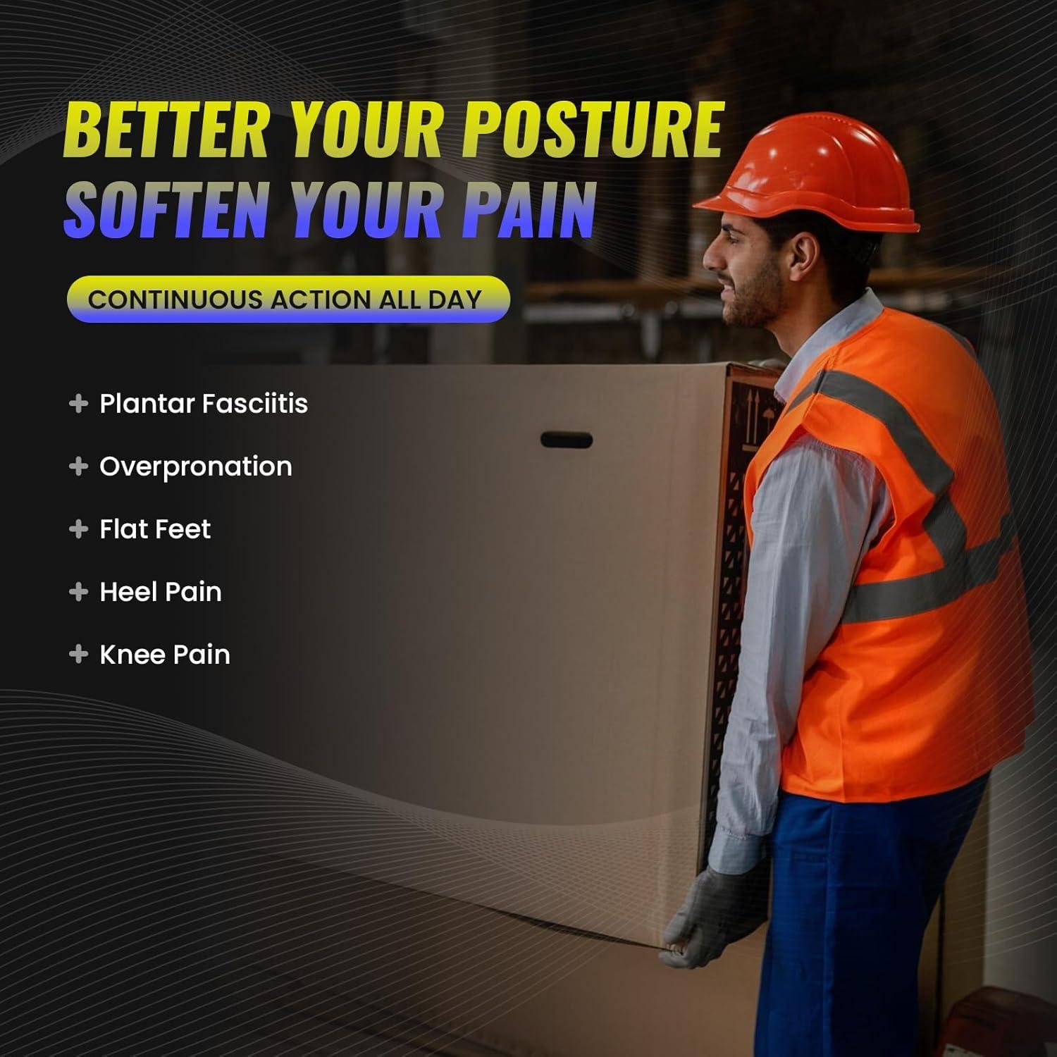 Plantillas Ortopédicas Bukihome para Arcos Altos - S: 6.5-7