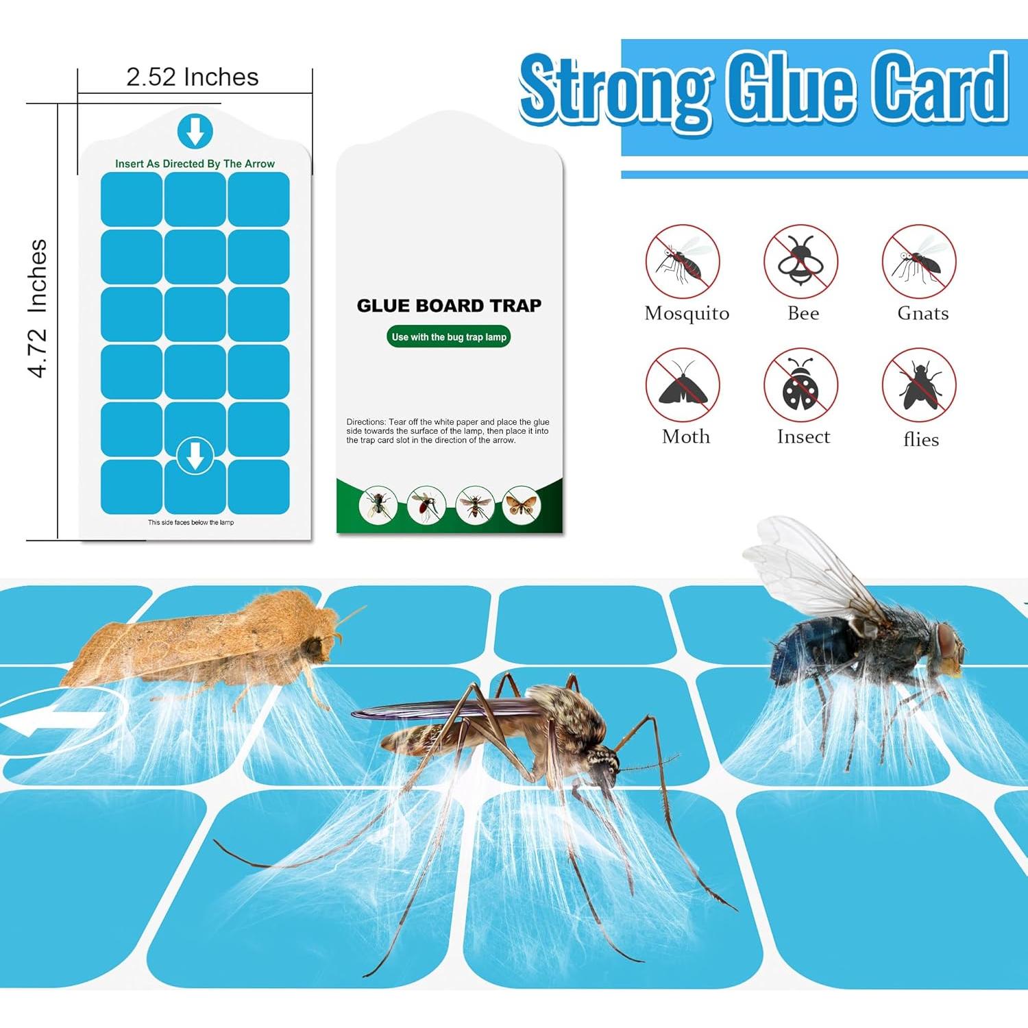 Recarga Trampa Insectos Voladores Qualirey 12 Paquetes Clásico