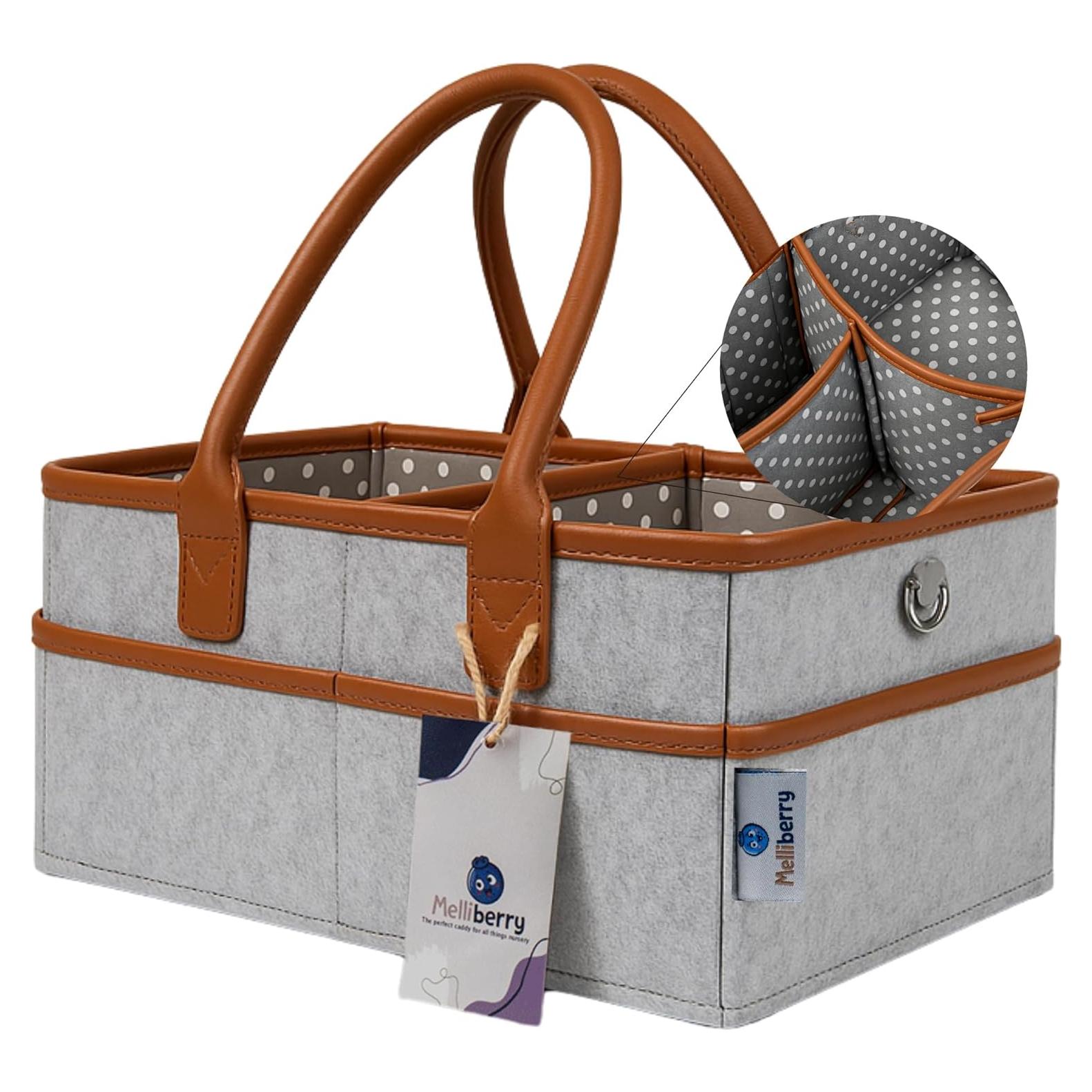 Caddy de Pañales Melliberry con Almohadilla de Cambio 38cm