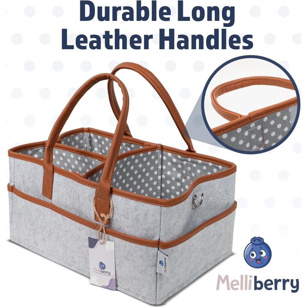Caddy de Pañales Melliberry con Almohadilla de Cambio 38cm