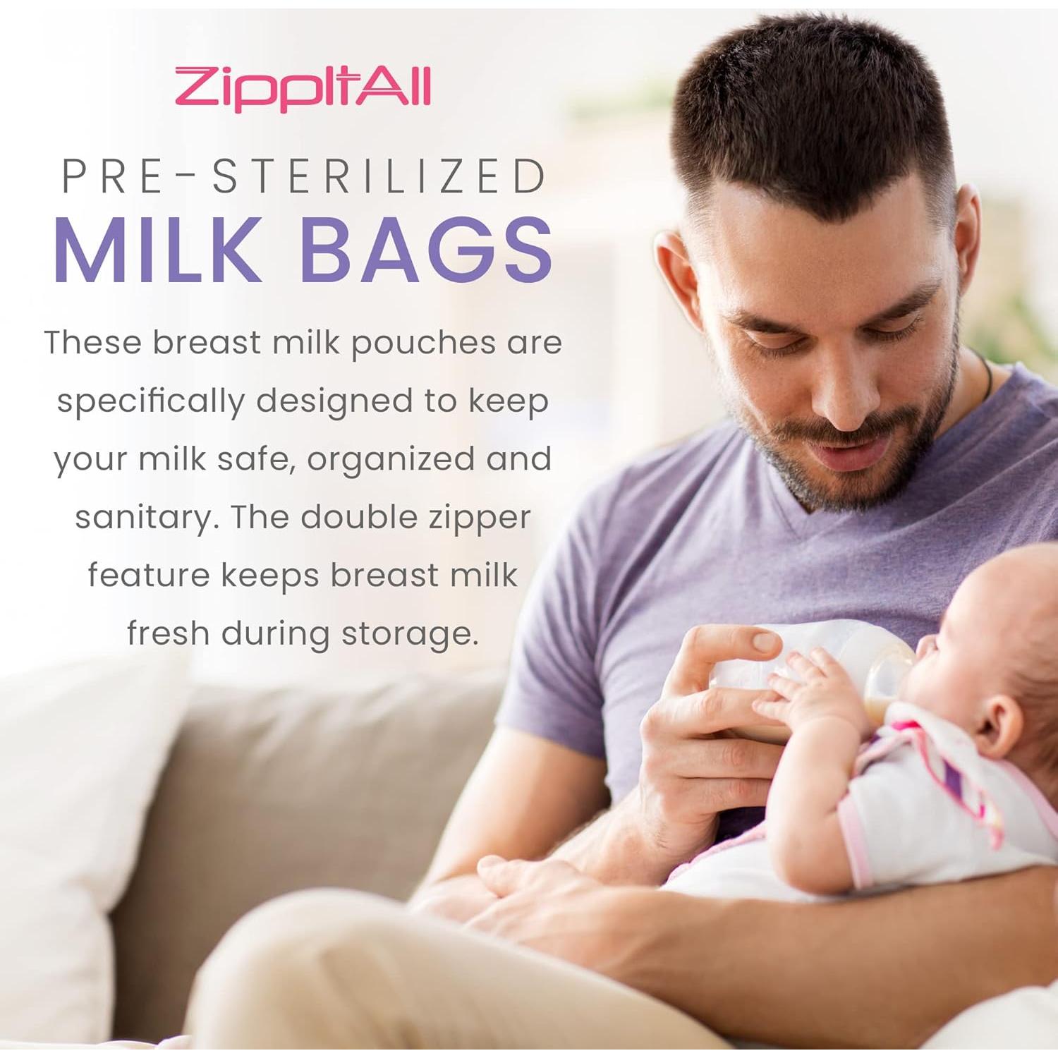 Bolsas de Almacenamiento de Leche Materna DiRose 170 ml - 50 Unidades