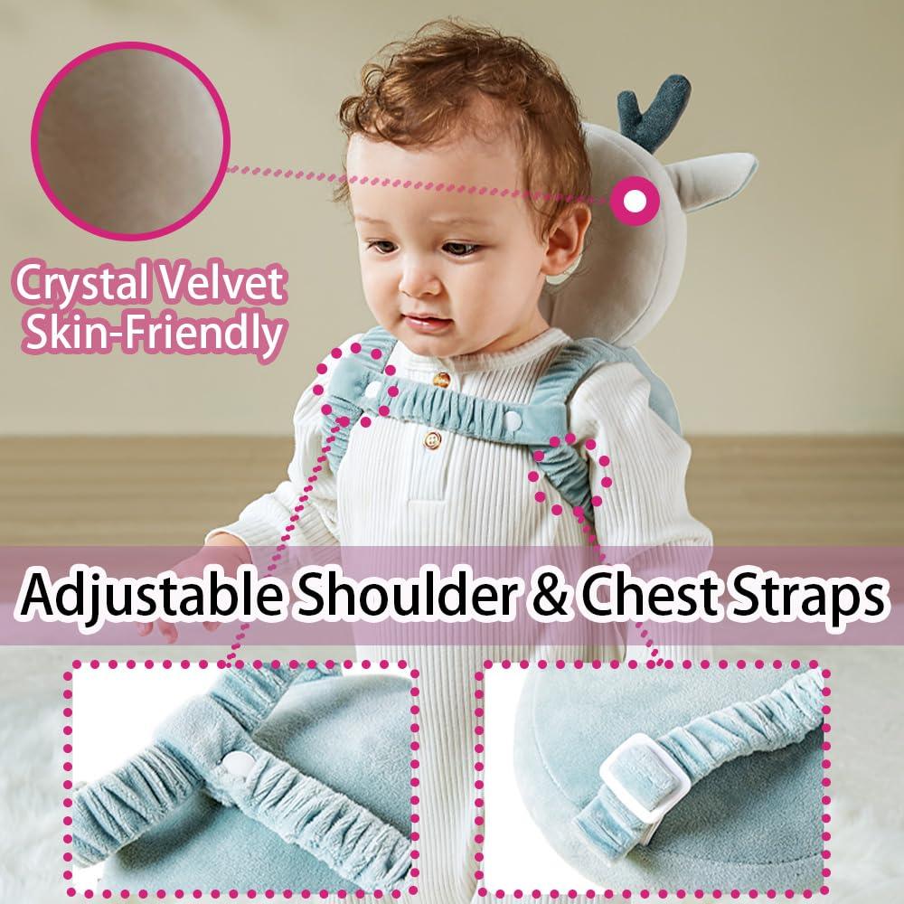 Mochila Protectora de Cabeza Raelitego para Bebés 0-3 Años