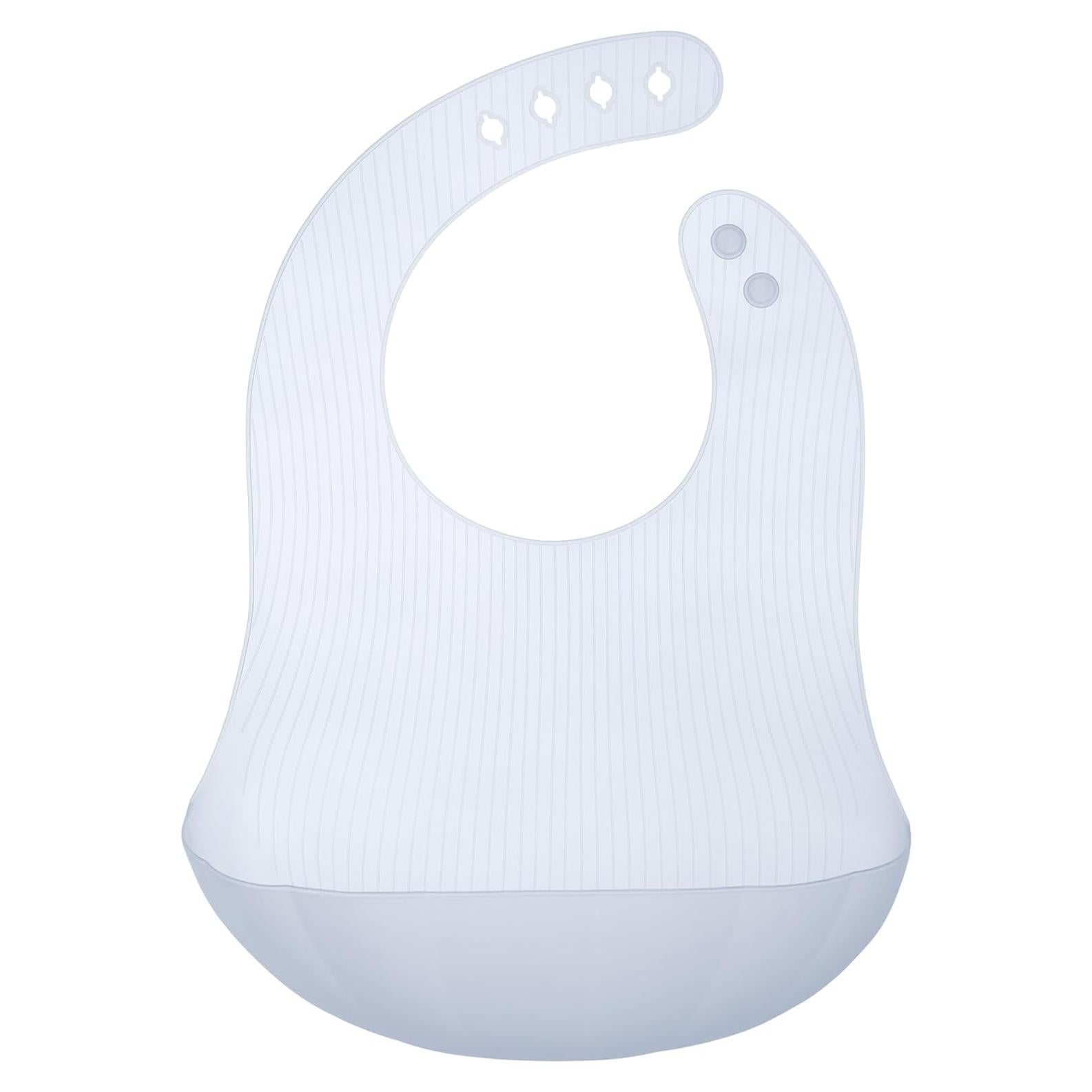 Babero de Silicona Olababy con Estuche de Viaje - Arándano