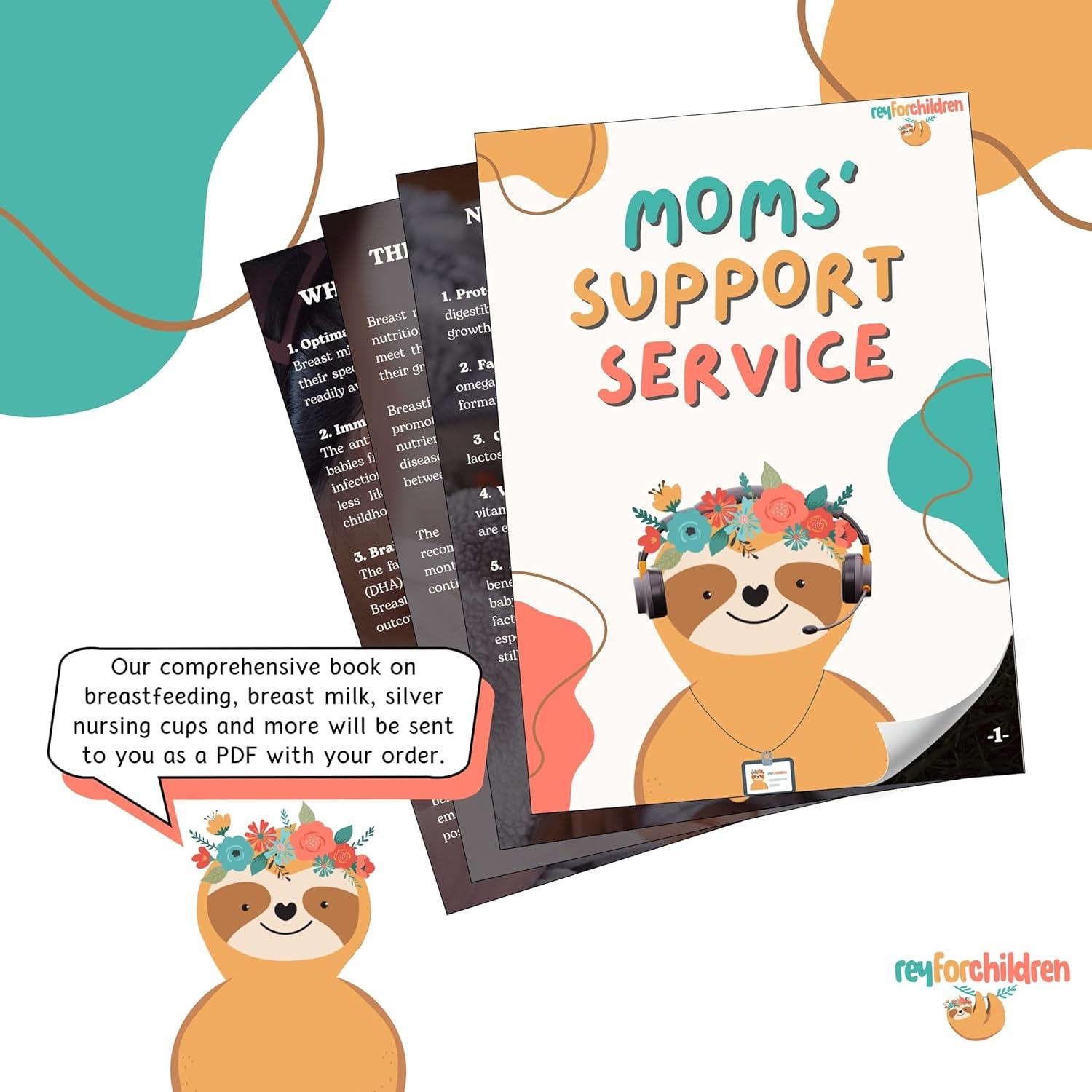 Tazas de Lactancia de Plata 999 RFC - Kit XL con Silicona