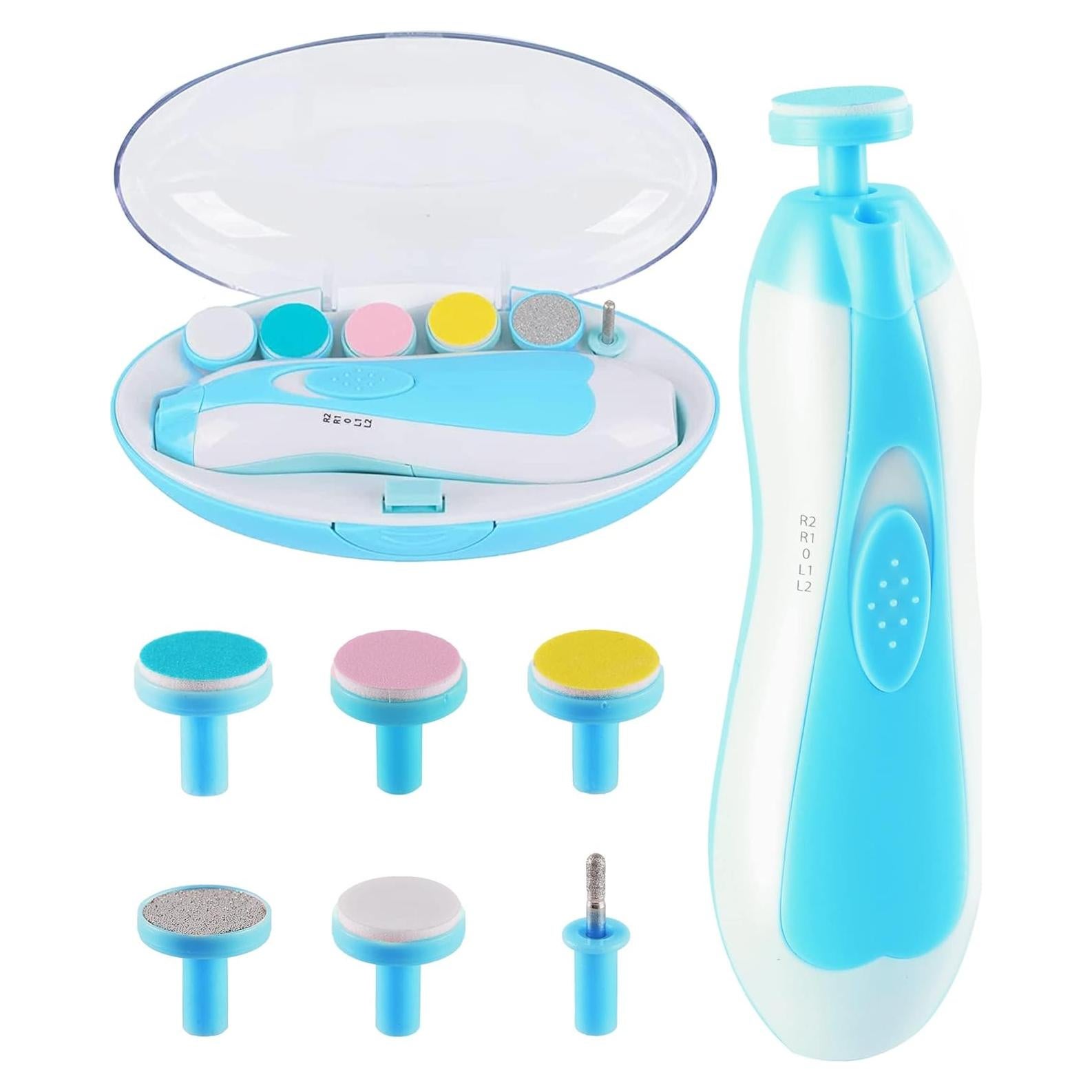 Cortador de Uñas Eléctrico Bolvlv 6 en 1 con Luz LED