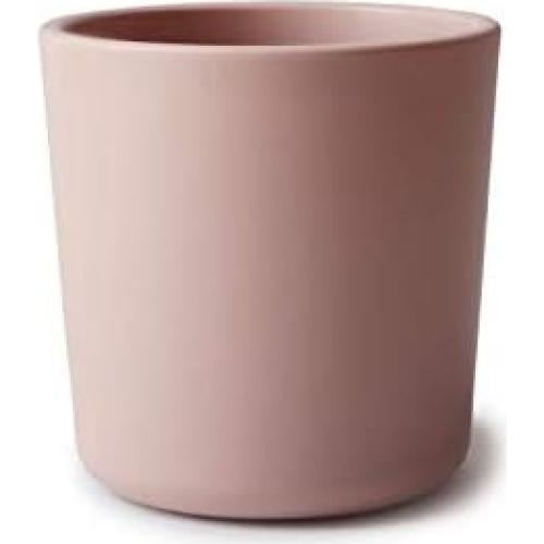 Set de 2 Tazas de Vajilla Mushie para Niños Sonrosadas