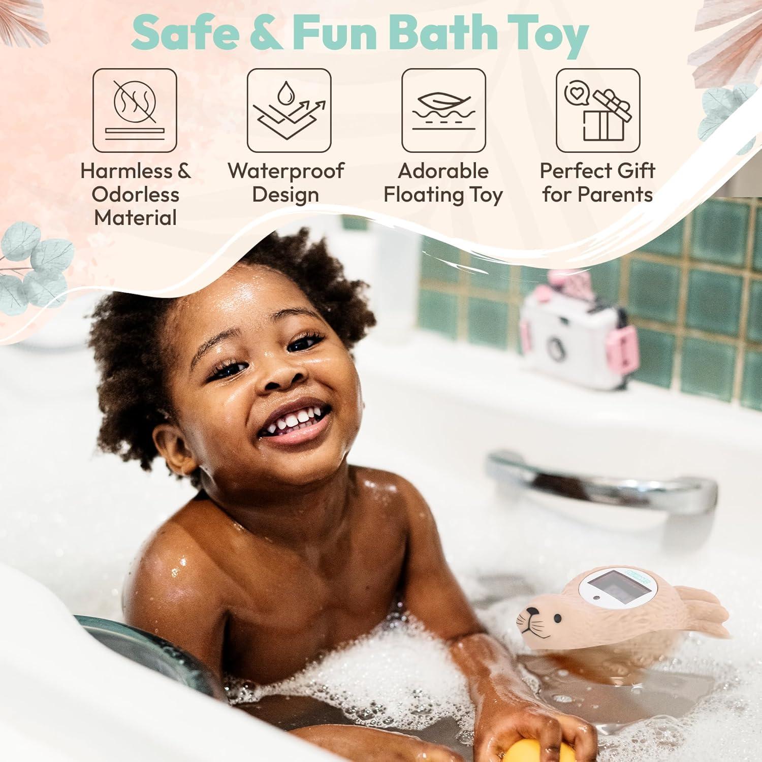 Termómetro de Baño para Bebés Beige Seal SB1 - Seguro y Flotante