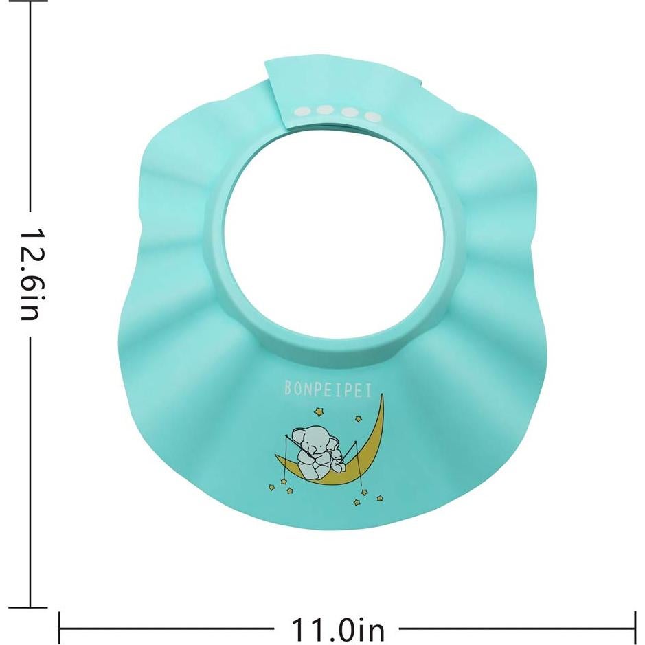 Gorro de Baño Ajustable Bonpeiei 2 Pcs EVA Impermeable