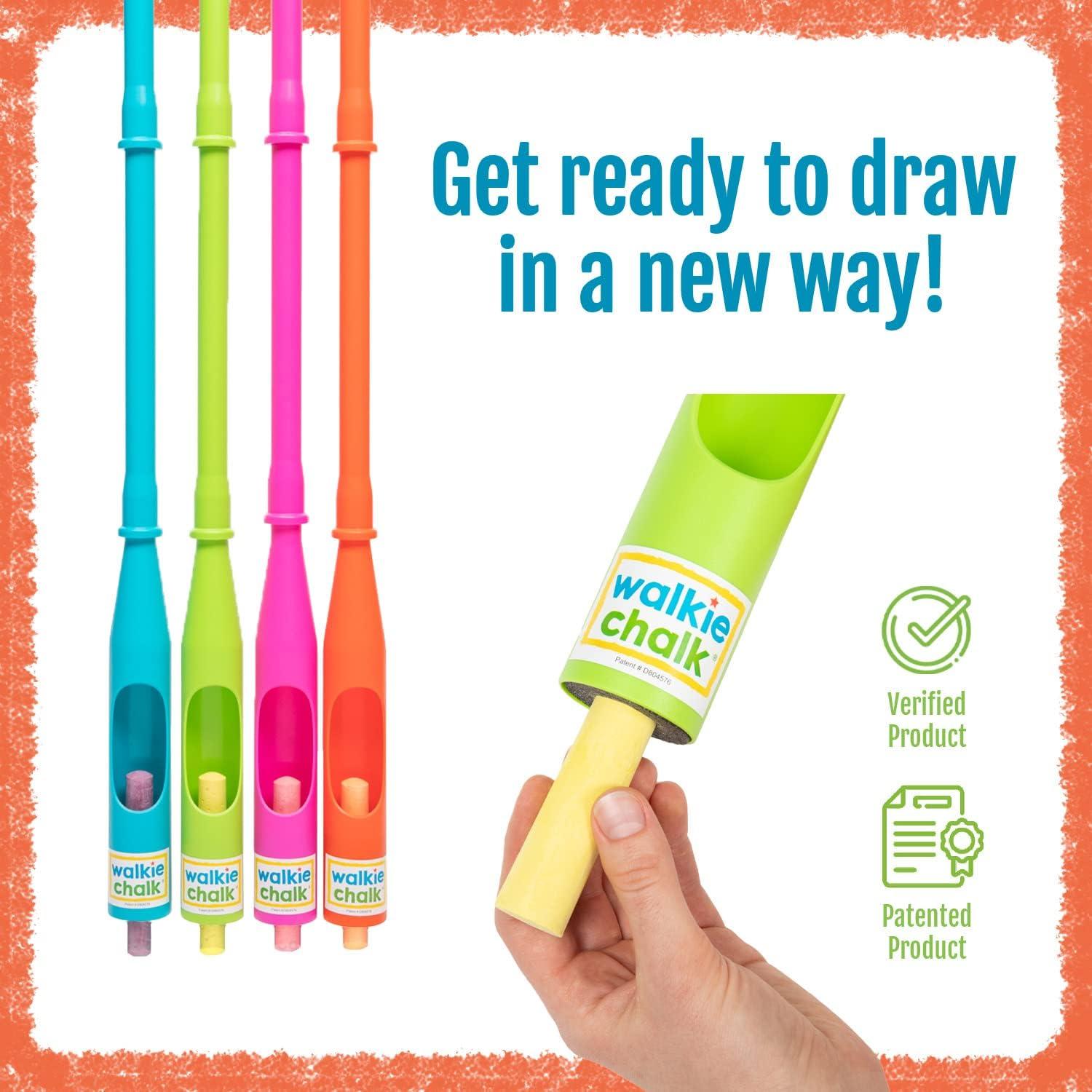 Soporte de Tiza para Acera Walkie Chalk Lima - Incluye 2 Tizas