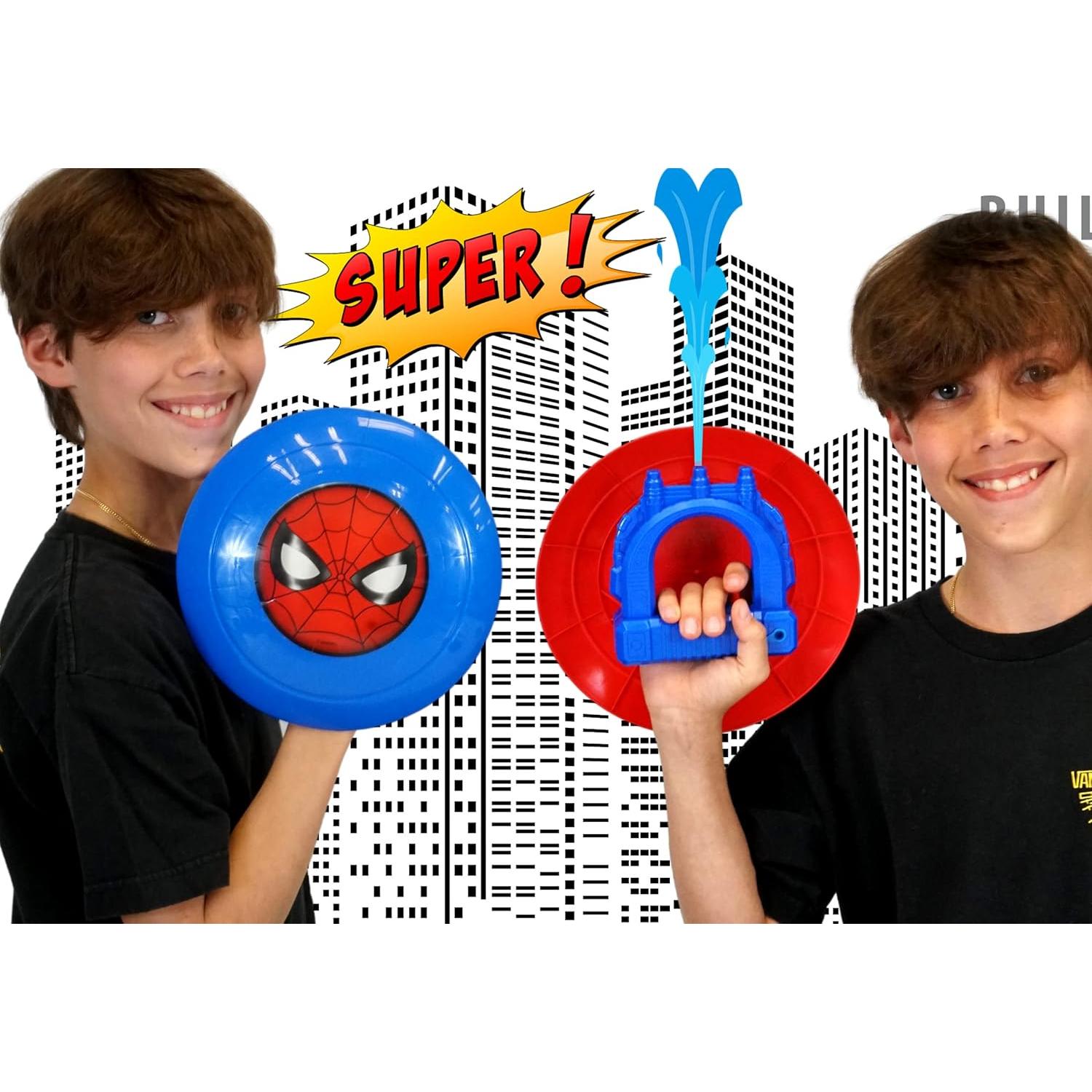 Pistola de Agua Spiderman JA-RU con Escudo - Juguete para Niños 4+
