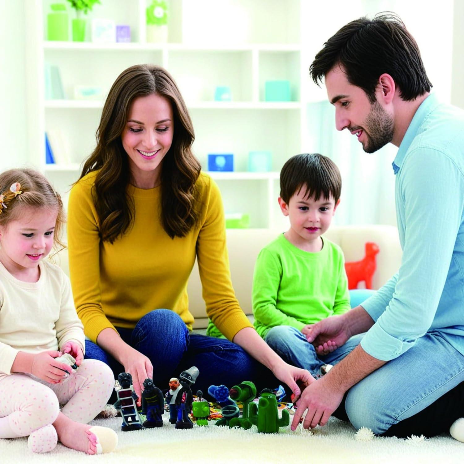 Conjunto de 8 Figuras Plantas vs Zombies PVC 4-8 cm