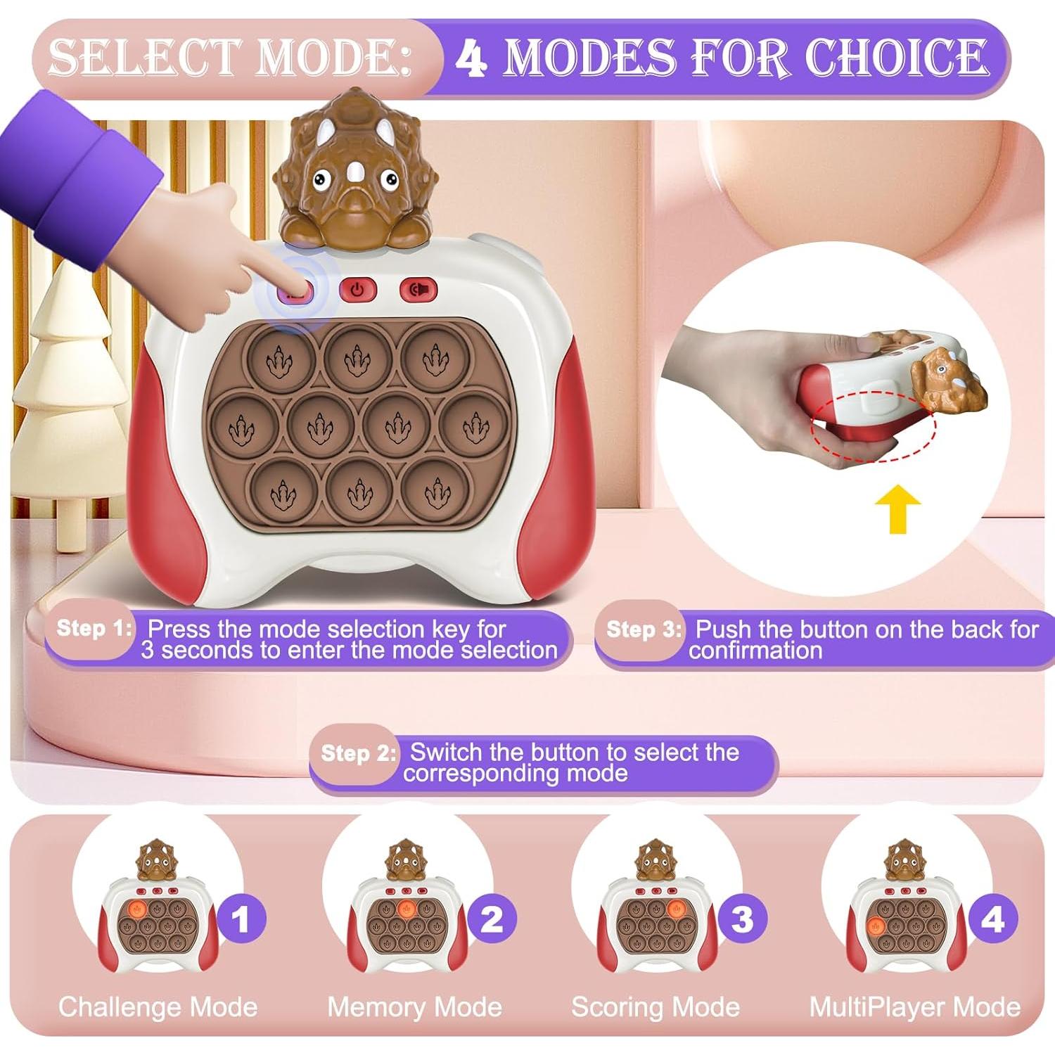 Juego de Empuje Rápido KAWOWO - Juguete Antiestrés Iluminado