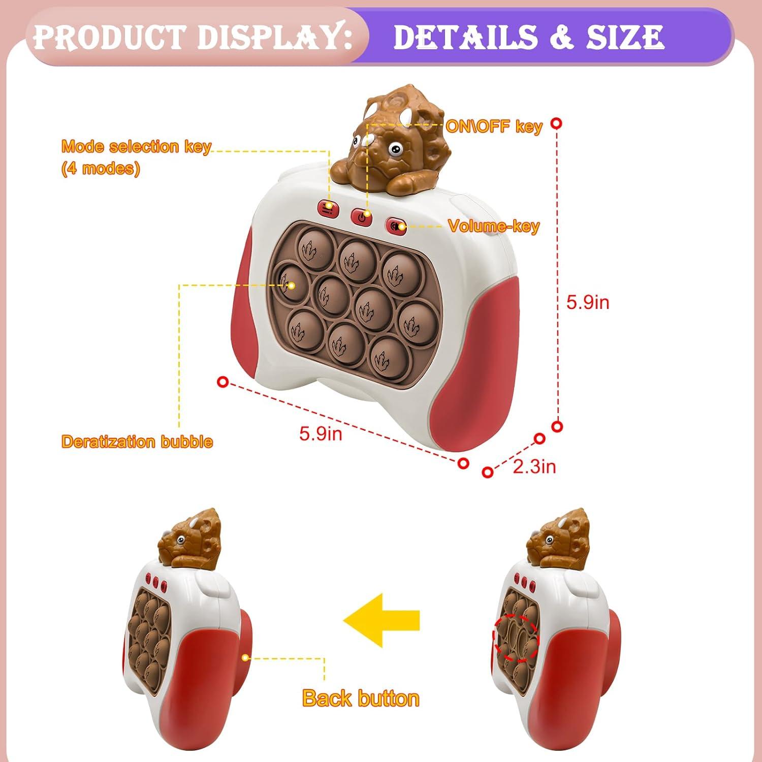Juego de Empuje Rápido KAWOWO - Juguete Antiestrés Iluminado