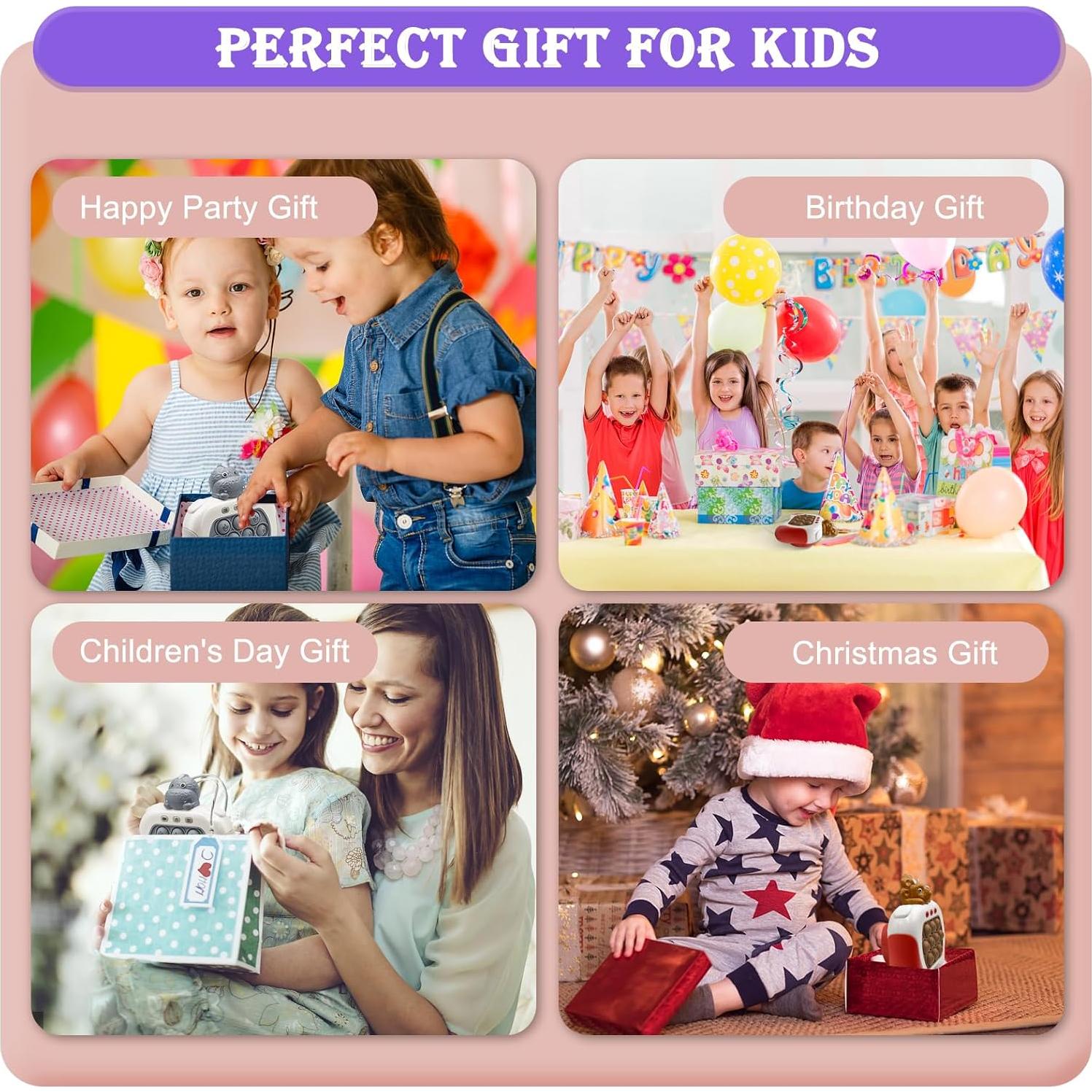 Juego de Empuje Rápido KAWOWO - Juguete Antiestrés Iluminado