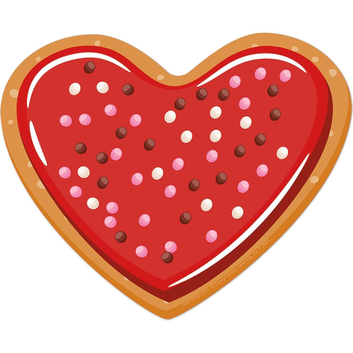 Decoraciones de papel San Valentín Eureka 36 piezas 13.97 cm