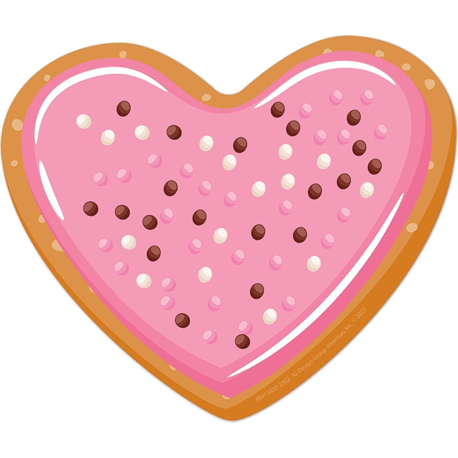 Decoraciones de papel San Valentín Eureka 36 piezas 13.97 cm