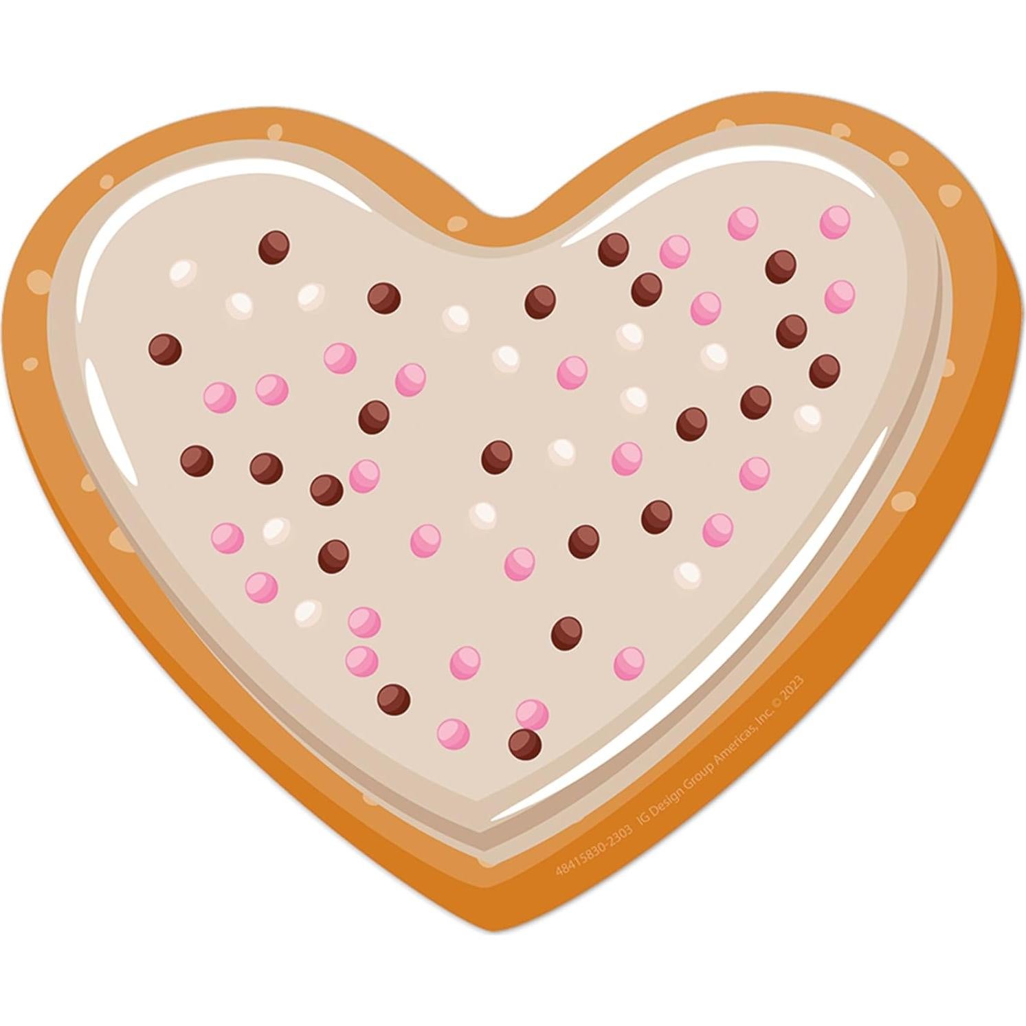 Decoraciones de papel San Valentín Eureka 36 piezas 13.97 cm