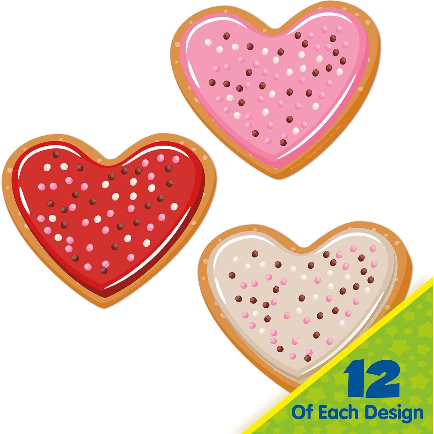 Decoraciones de papel San Valentín Eureka 36 piezas 13.97 cm