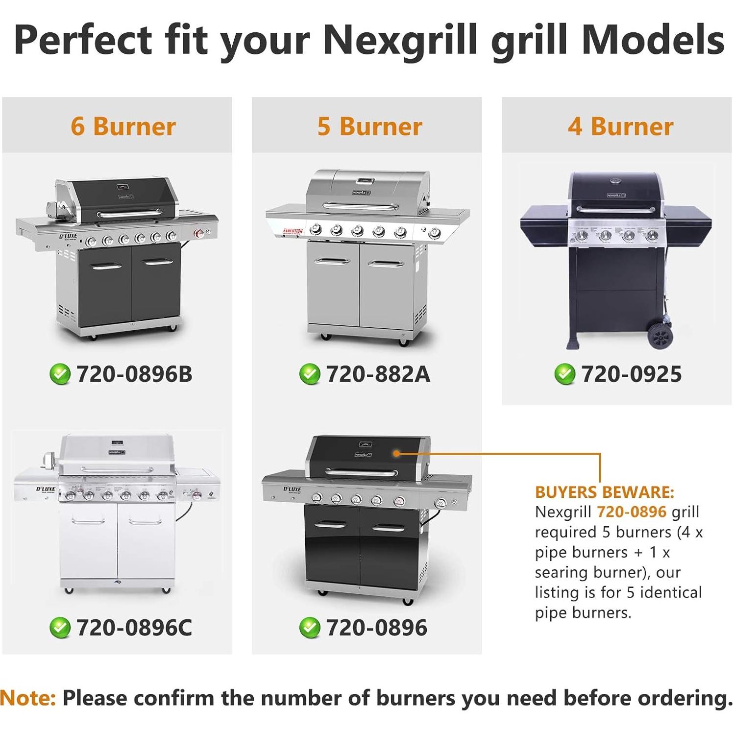 Kit de Repuesto para Parrilla Nexgrill 5 Quemadores