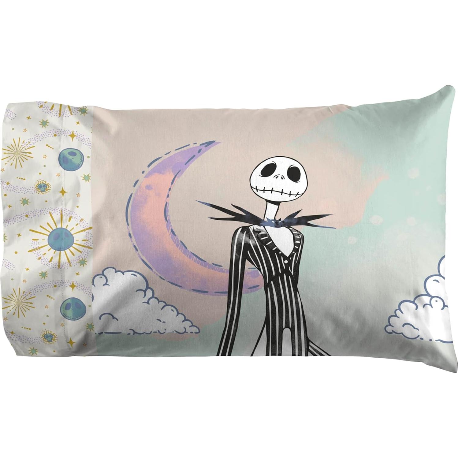 Juego de Sábanas Twin Jay Franco Pesadilla Antes de Navidad 3 Piezas