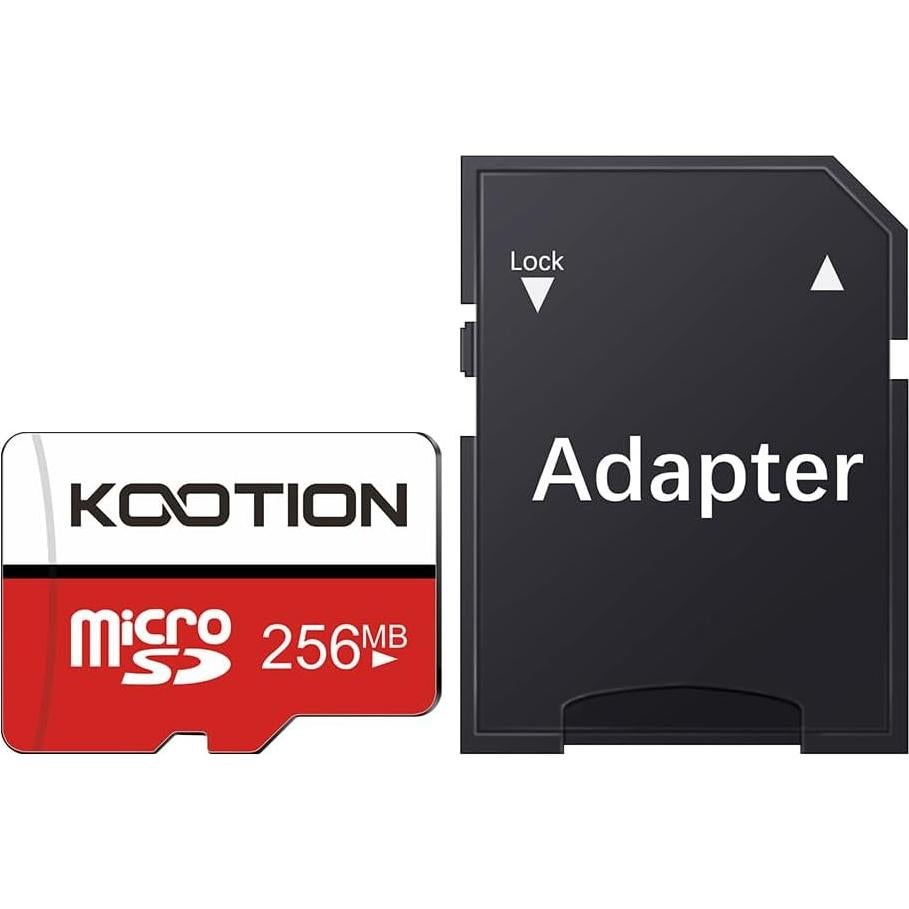 Tarjetas Micro SD KOOTION 256MB Paquete de 10 Clase 4