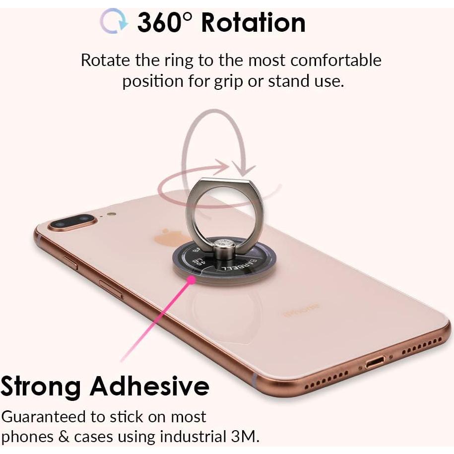 Soporte para Teléfono Velvet Caviar - Anillo de Agarre Universal