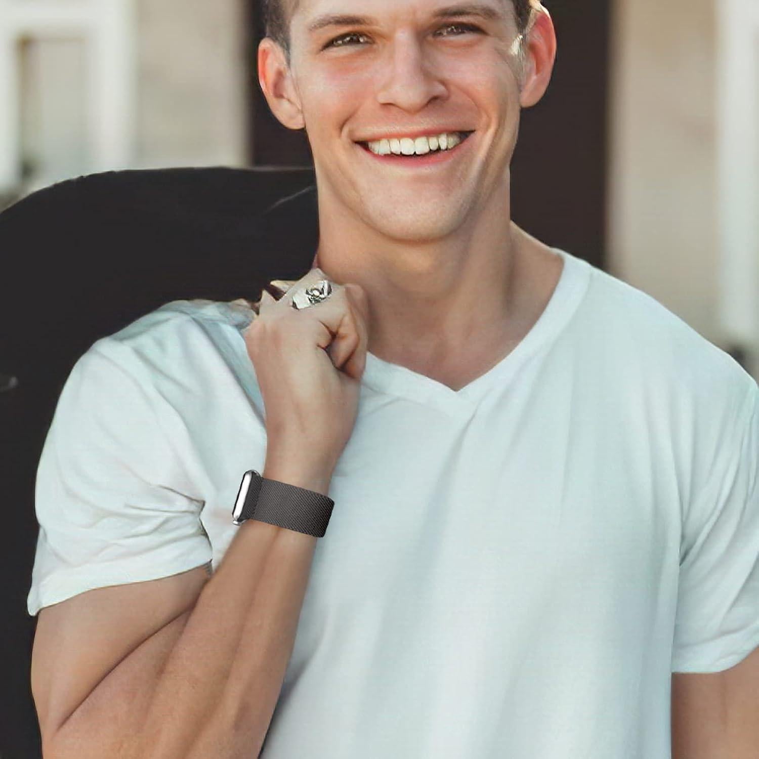 Banda Elástica de Nylon DaQin para Apple Watch 3 Pack 38-49mm