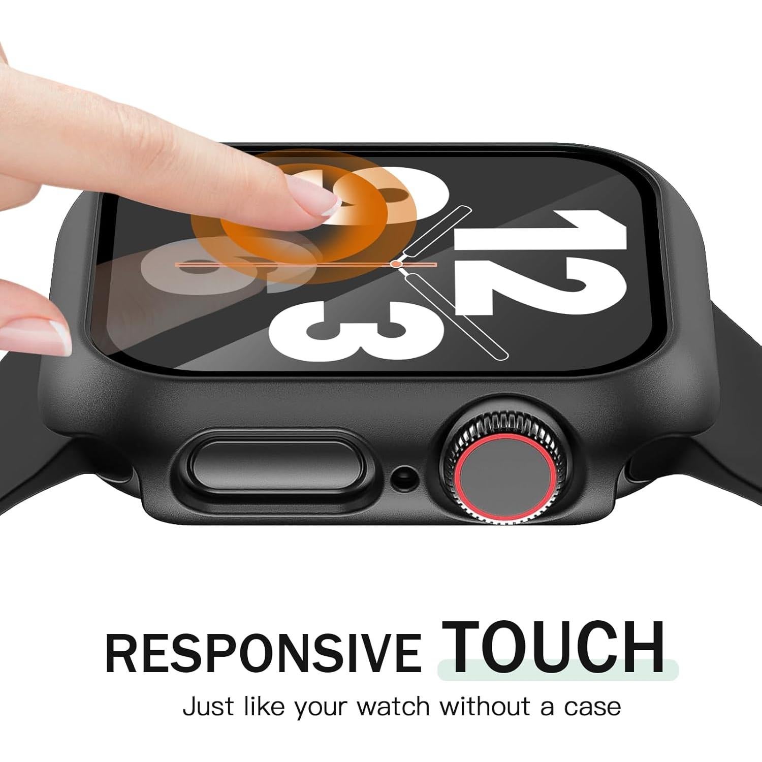 Funda Dura JR.DM 38mm para Apple Watch Series 3/2/1 - Negro