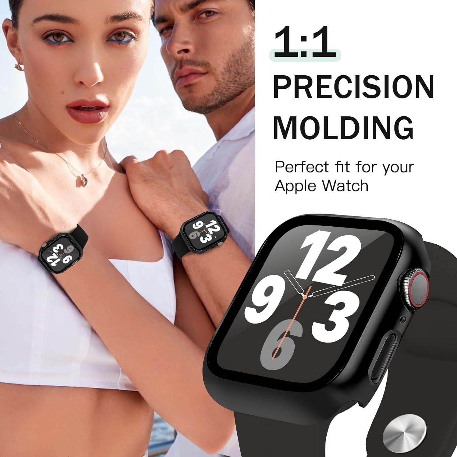 Funda Dura JR.DM 38mm para Apple Watch Series 3/2/1 - Negro